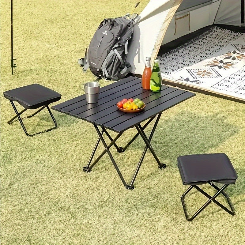 3-Step Folding Chair Portable 3-Step Swivel Folding Chair for Youth | Lightweight, Compact, Durable Outdoor Camping, Picnic & Fishing Chair with Carrying Bag