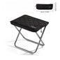 URBANWAVE Portable Folding Stool - Lightweight Aluminum Alloy Square Chair with Quilted Design, Ideal for Camping, Picnics, and Travel, Includes Carrying Bag, Outdoor Seating | Stylish Seating | Aluminum Frame Chair, Stool Seating
