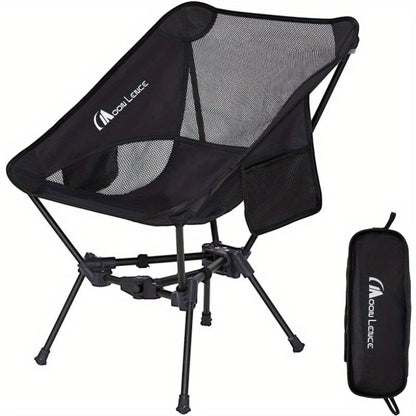 Ultralight 4th Generation Moon Lence Camping Chair - Compact, Foldable Aluminum Frame with Oxford Fabric for Hiking, Mountaineering, Beach