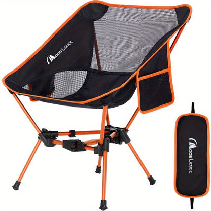 Ultralight 4th Generation Moon Lence Camping Chair - Compact, Foldable Aluminum Frame with Oxford Fabric for Hiking, Mountaineering, Beach