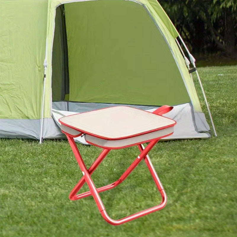 Portable Folding Stool Portable 1pc Folding Stool | Pen Bag Mini Hammock Multi-Function Handbag Chair for Outdoor Camping Fishing