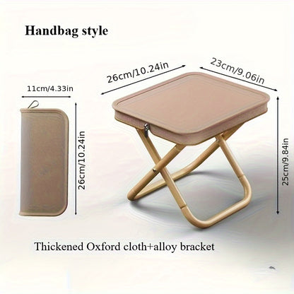 3-Step Folding Chair Portable 3-Step Swivel Folding Chair for Youth | Lightweight, Compact, Durable Outdoor Camping, Picnic & Fishing Chair with Carrying Bag