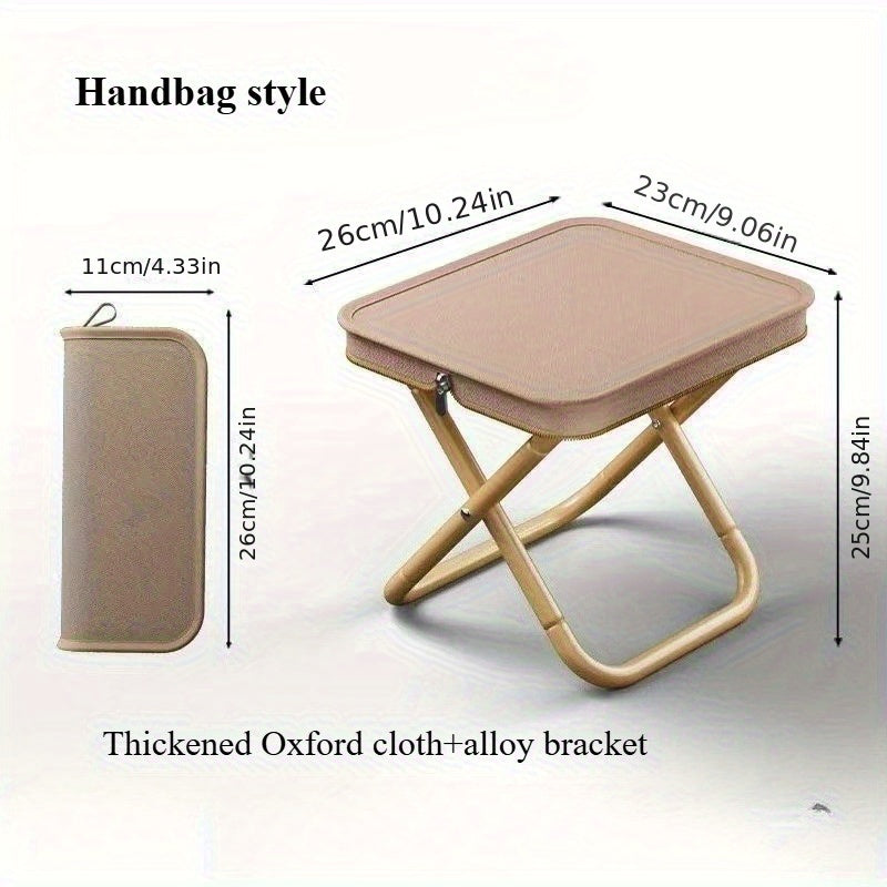 3-Step Folding Chair Portable 3-Step Swivel Folding Chair for Youth | Lightweight, Compact, Durable Outdoor Camping, Picnic & Fishing Chair with Carrying Bag