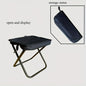 Portable Camping Chair Compact Lightweight Portable Outdoor Camping Chair | Durable Folding Stool with Zippered Storage Bag, Supports up to 265 lbs, Ideal for Camping, Fishing, Hiking, Boating, or Outdoor Concerts