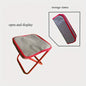 Portable Camping Chair Compact Lightweight Portable Outdoor Camping Chair | Durable Folding Stool with Zippered Storage Bag, Supports up to 265 lbs, Ideal for Camping, Fishing, Hiking, Boating, or Outdoor Concerts