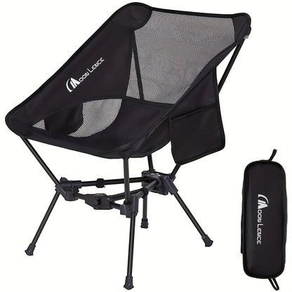 Ultralight 4th Generation Moon Lence Camping Chair - Compact, Foldable Aluminum Frame with Oxford Fabric for Hiking, Mountaineering, Beach