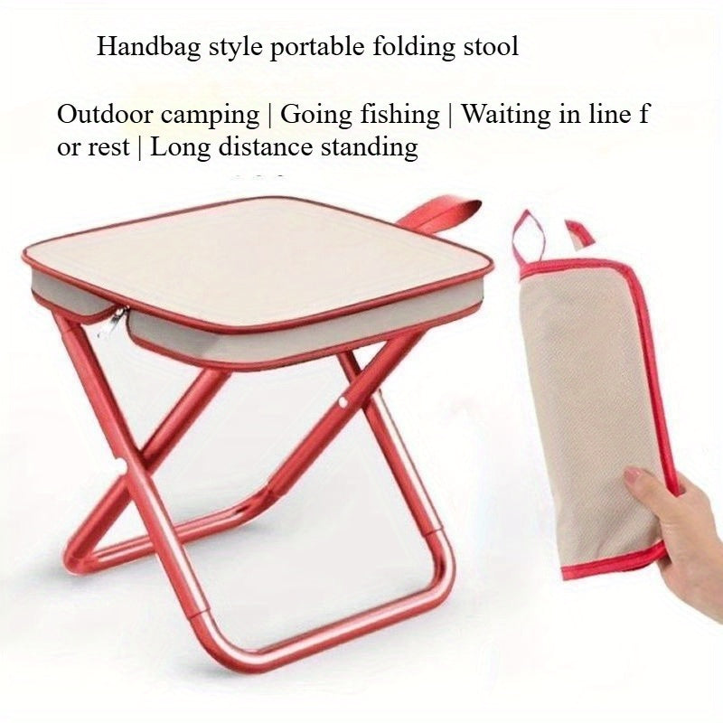 3-Step Folding Chair Portable 3-Step Swivel Folding Chair for Youth | Lightweight, Compact, Durable Outdoor Camping, Picnic & Fishing Chair with Carrying Bag